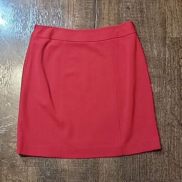 Ann Taylor Red Pencil Skirt - Picture 9 of 16